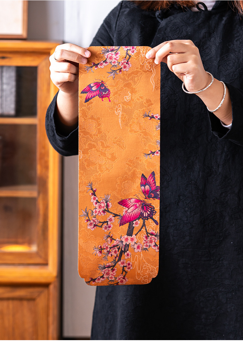 中国国潮风干泡小茶席垫子高级中式长条茶桌布垫隔热茶杯壶垫防水茶垫详情5