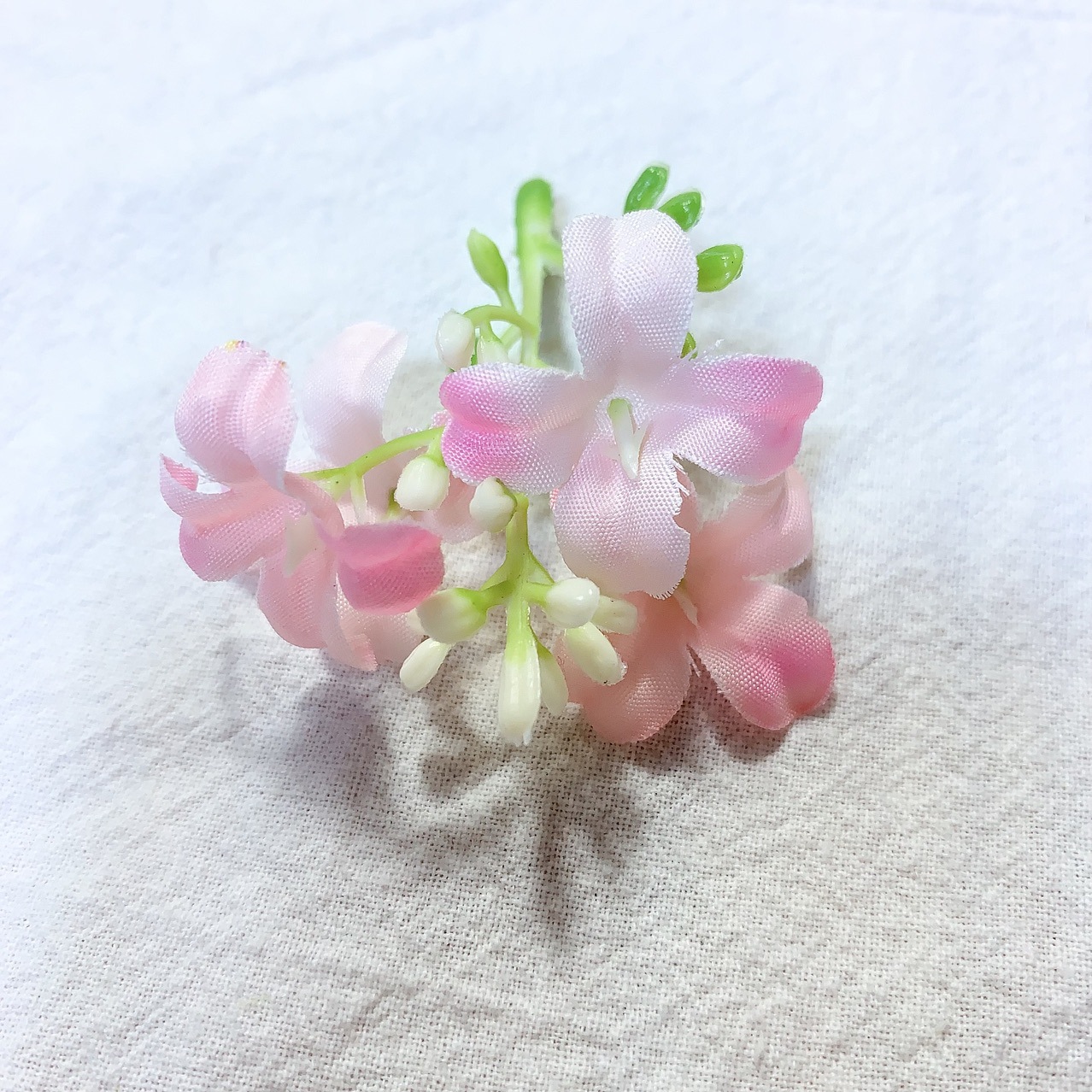 九里香仿真花桂花花头园林造景DIY丁香花绢布头饰配件厂家直供办公文化仿真枝叶树详情12