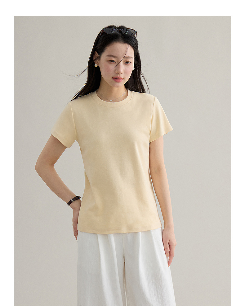 【 Blockbuster B: Super Comfortable Double-collar T-shirt with Upgraded Fabric 】 Spring short-sleeved T-shirt pic 22