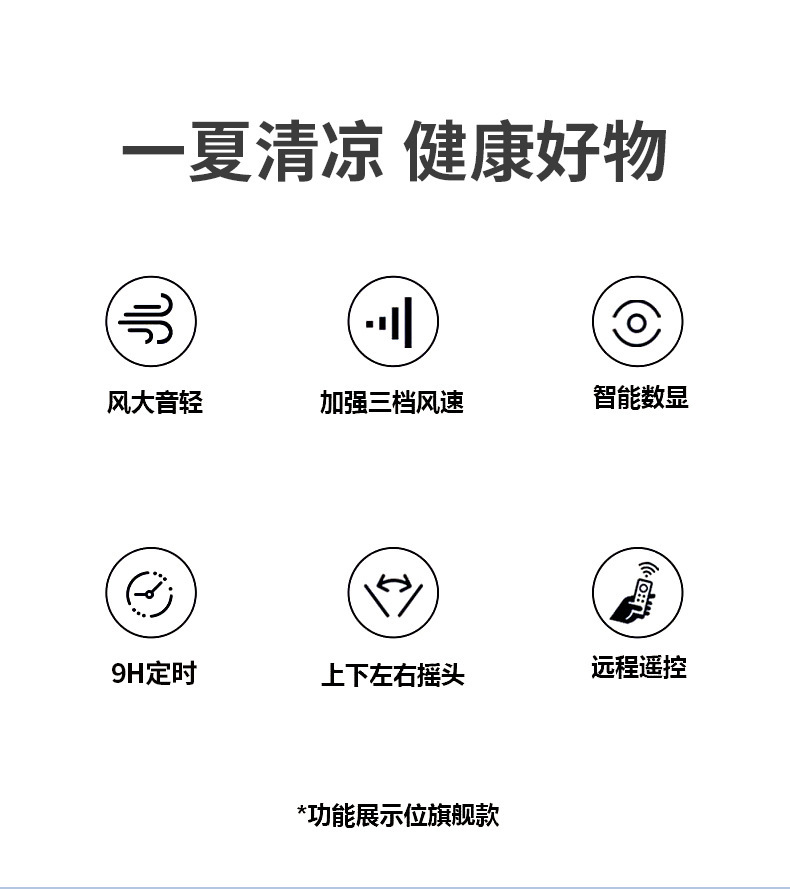 骆驼空气循环扇直流变频36档电扇香薰语音遥控涡轮对流落地扇风扇详情2