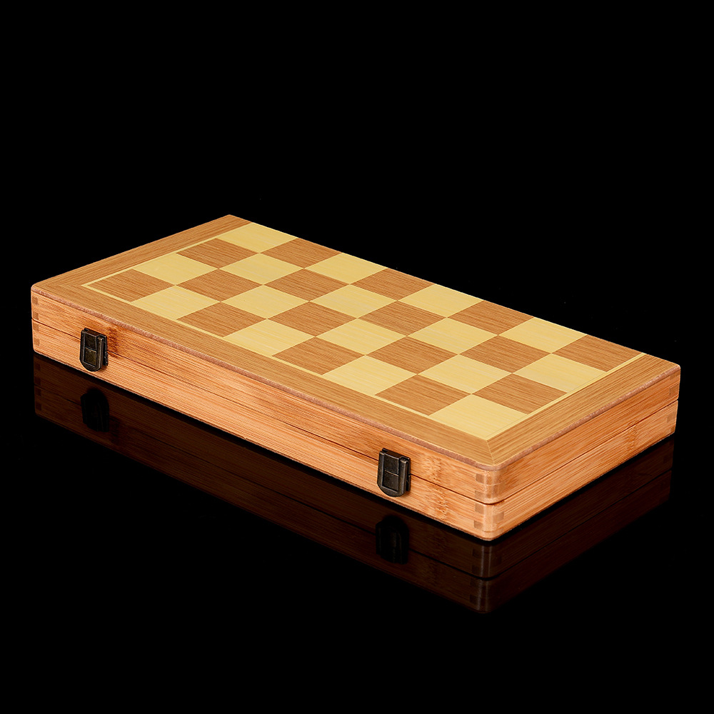 无磁性二合一国际象棋跳棋木质含双后专业级棋牌桌游玩具厂家外贸详情28