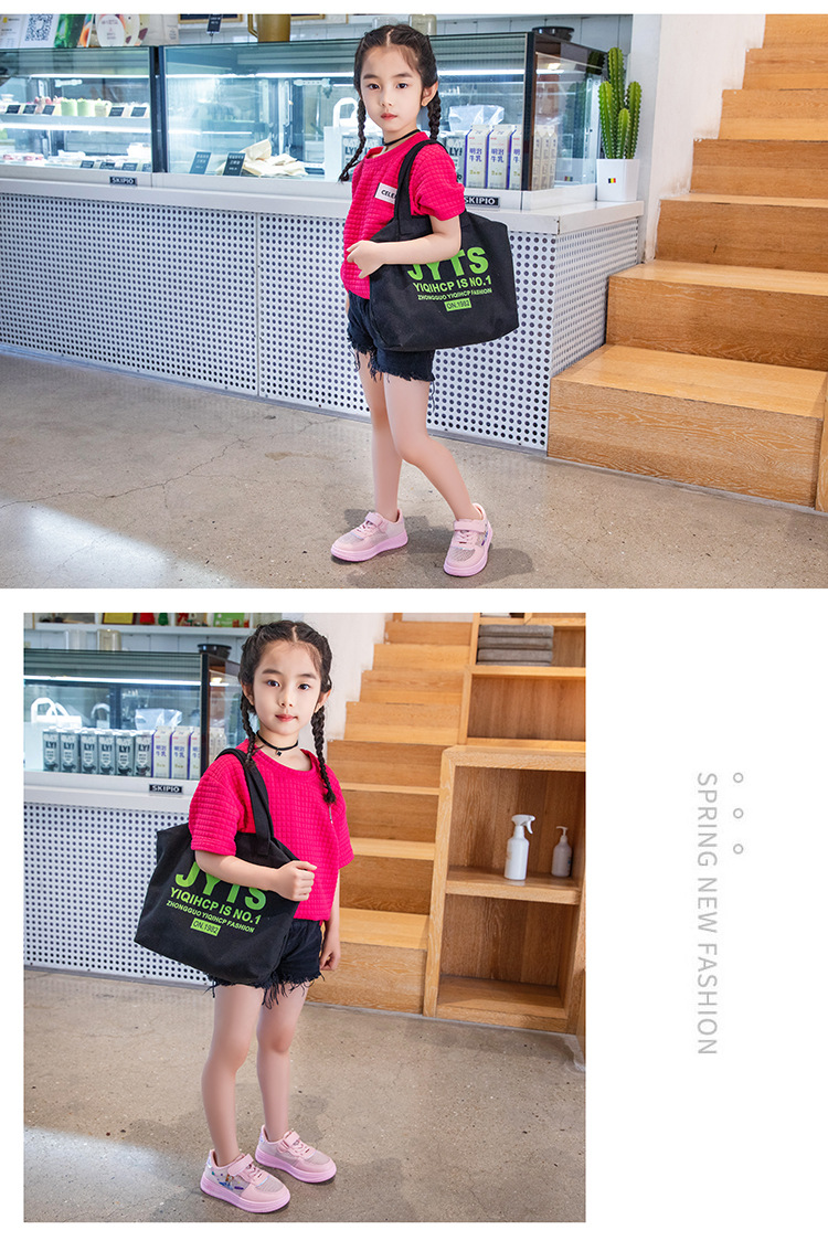 女童鞋网面小白鞋2024春夏季透气新款儿童板鞋小学生公主运动鞋子详情13