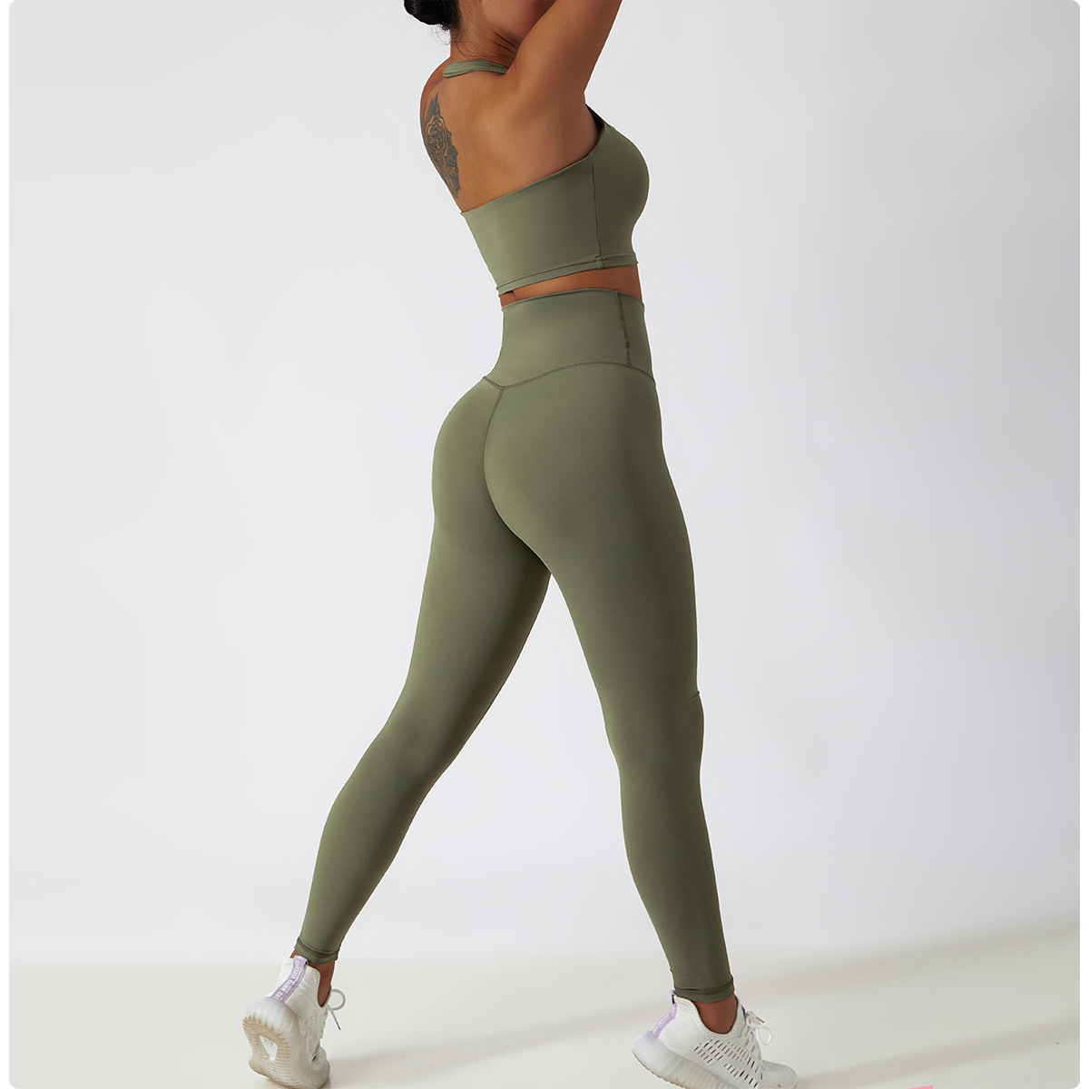 美背挂脖运动内衣跑步速干裸感文胸一体式防震聚拢瑜伽背心女6116详情25