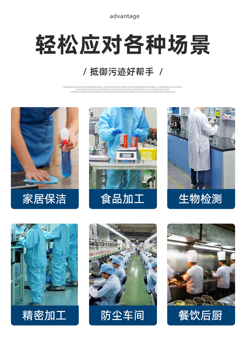 P66D100只一次性套袖塑料加厚防水透明厨房家用工作成人护袖袖套详情9