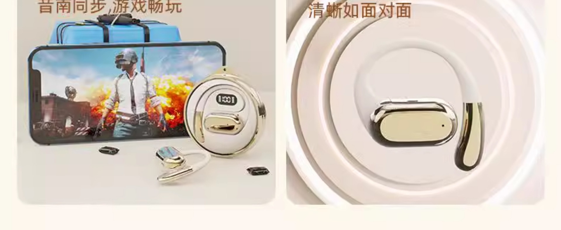 New AI smart translation Bluetooth headphones, Berlin Sound wireless over-ear sports headphones with ultra-long battery life pic 4