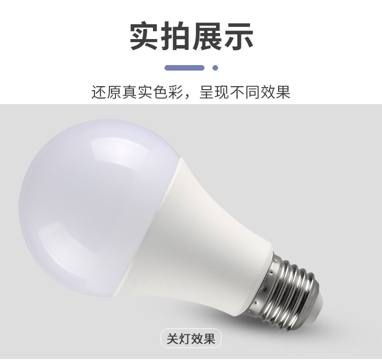 Intelligent sound and light controlled led energy-saving bulb E27 screw-type corridor radar human body automatic sensing bulb pic 16