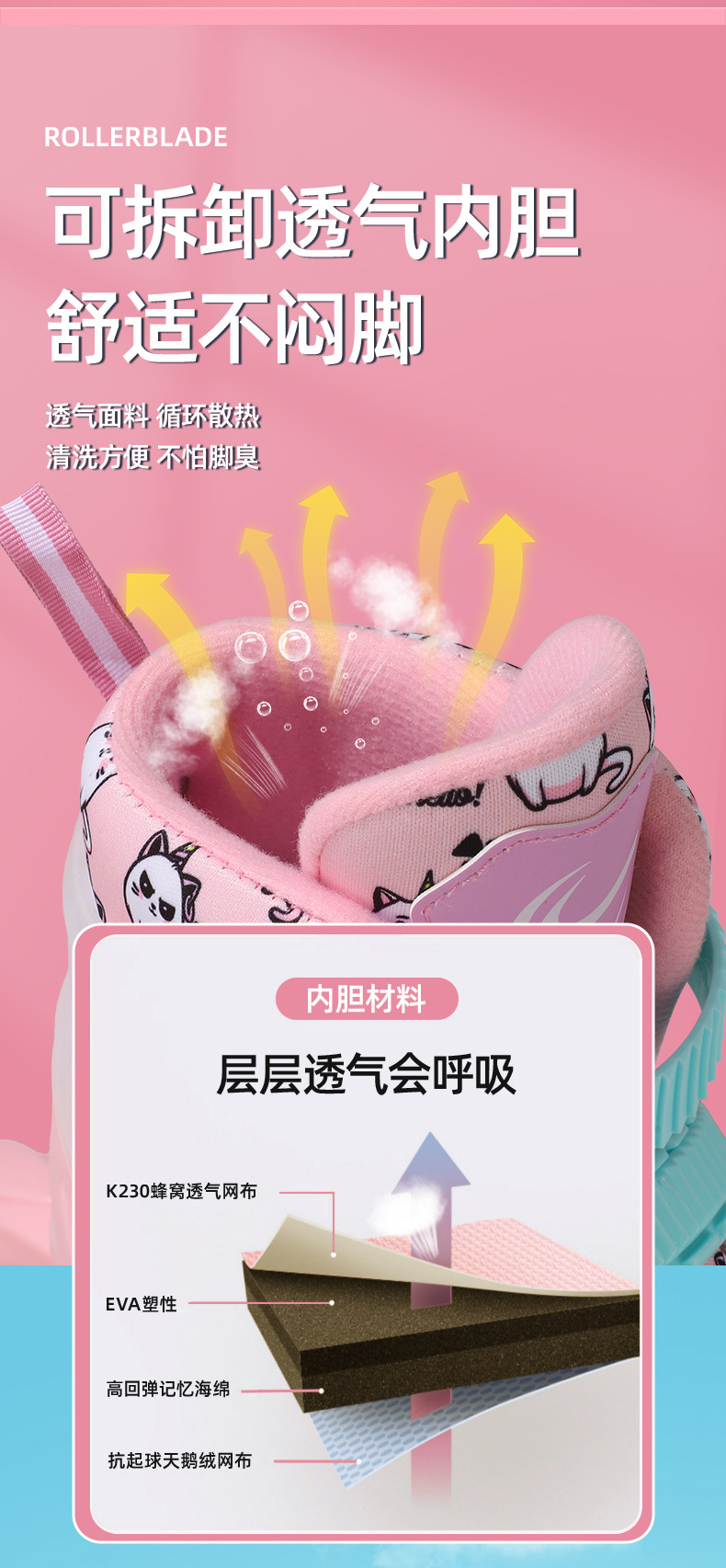 跨境新款儿童款溜冰鞋全套装备男童全闪轮滑鞋女童训练旱冰鞋批发详情9