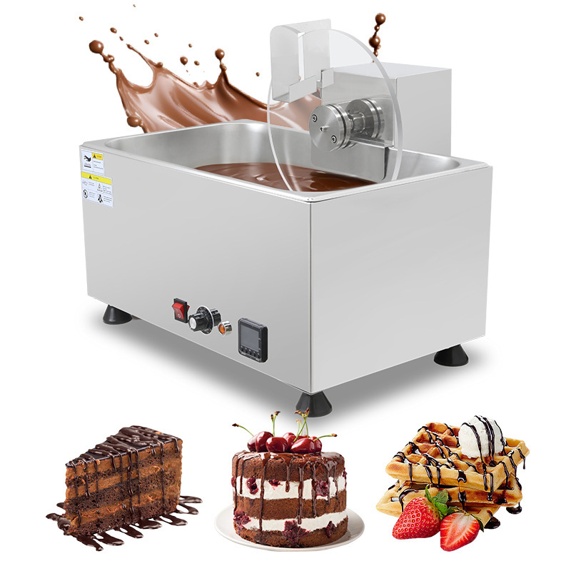 Wholesale of commercial large-capacity chocolate temperature control machines with fully automatic and precise temperature control, chocolate melting and heat preservation integrated machines pic 5