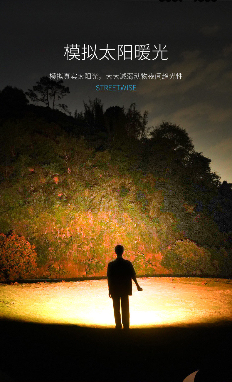 高亮迷你照明灯COB大泛光多功能工作灯 三光源可点烟开瓶盖详情3