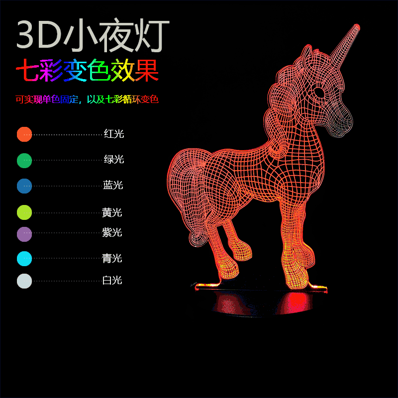 外贸Pokemon精灵宝贝Koraidon故勒顿K9水晶球UFO3D小夜灯多彩底座详情2