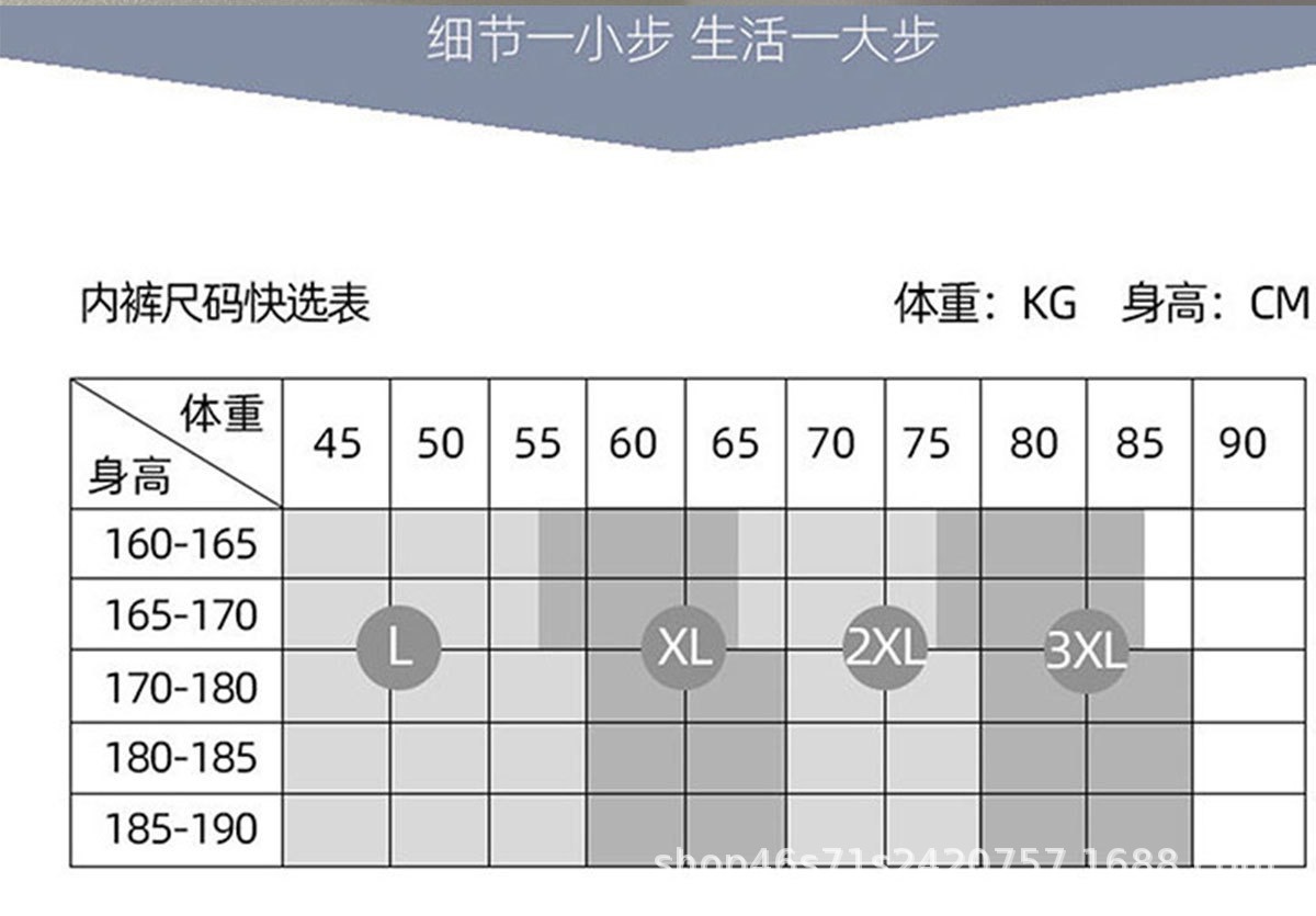 外贸高档B家男士内裤亲肤透气莫代尔棉精品四角平脚短裤Boxers详情3