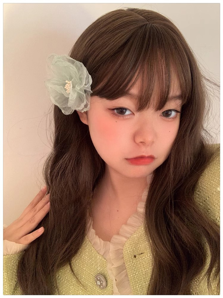 The color is super spring-like ~ Vacation-style large flower hair clip, side clip, new 2024 bangs hair accessory for women pic 20