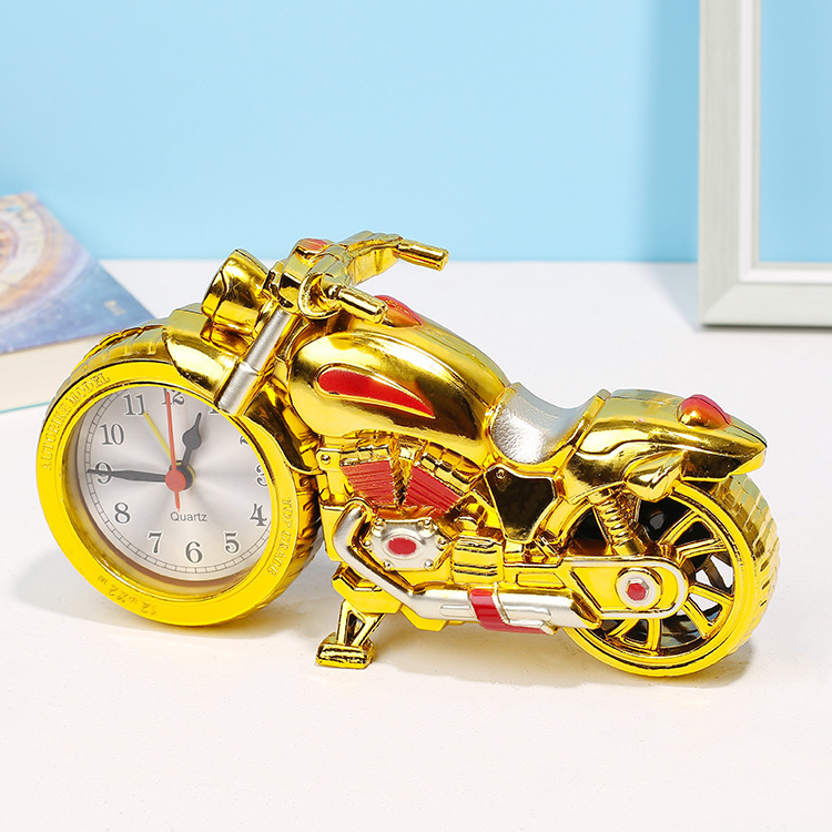 跨境海外版摩托车闹钟学生床头台式钟表创意儿童玩具家居客厅摆件详情7