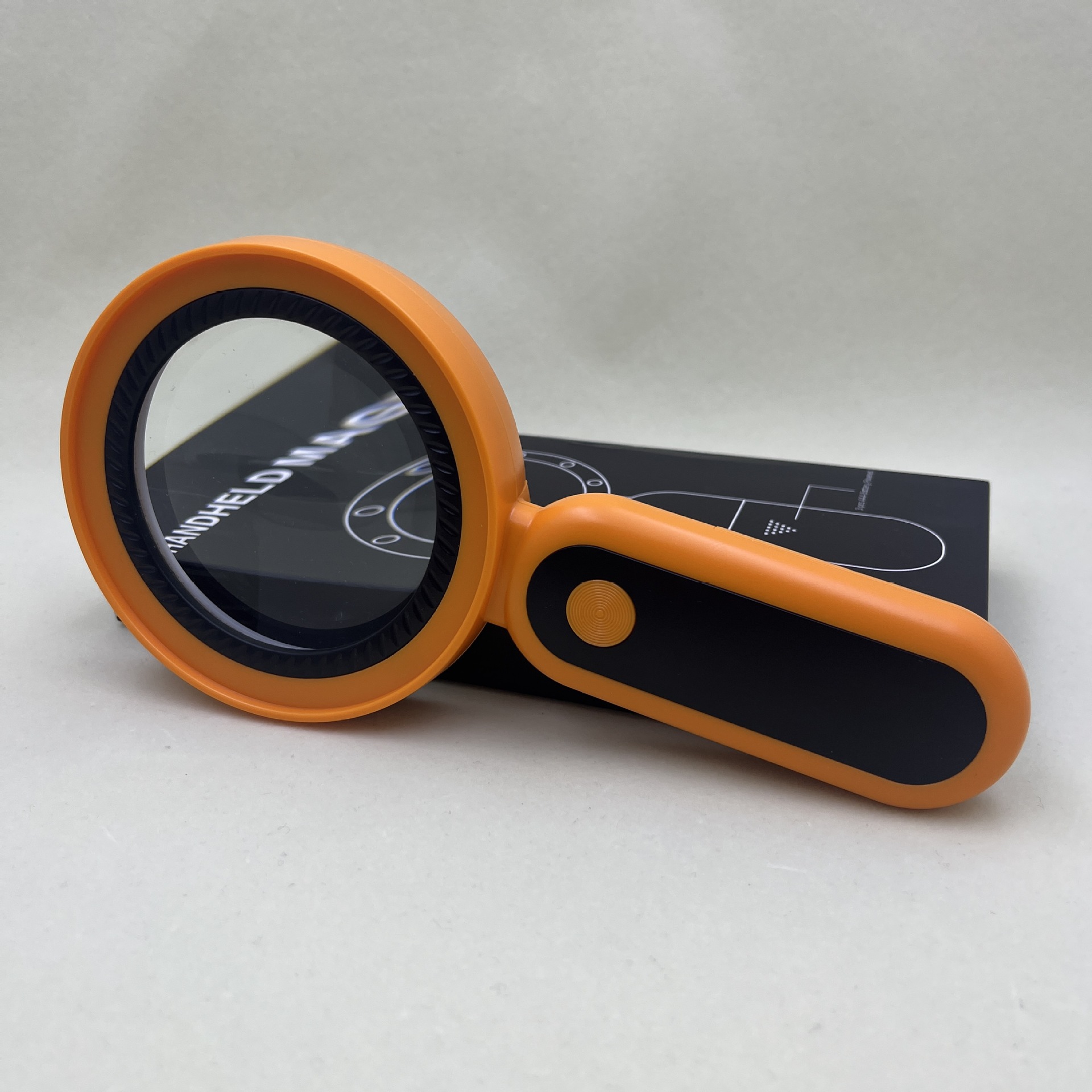 跨境新款手持式带21个LED灯3档调光高倍礼品古董邮票鉴宝放大镜详情4