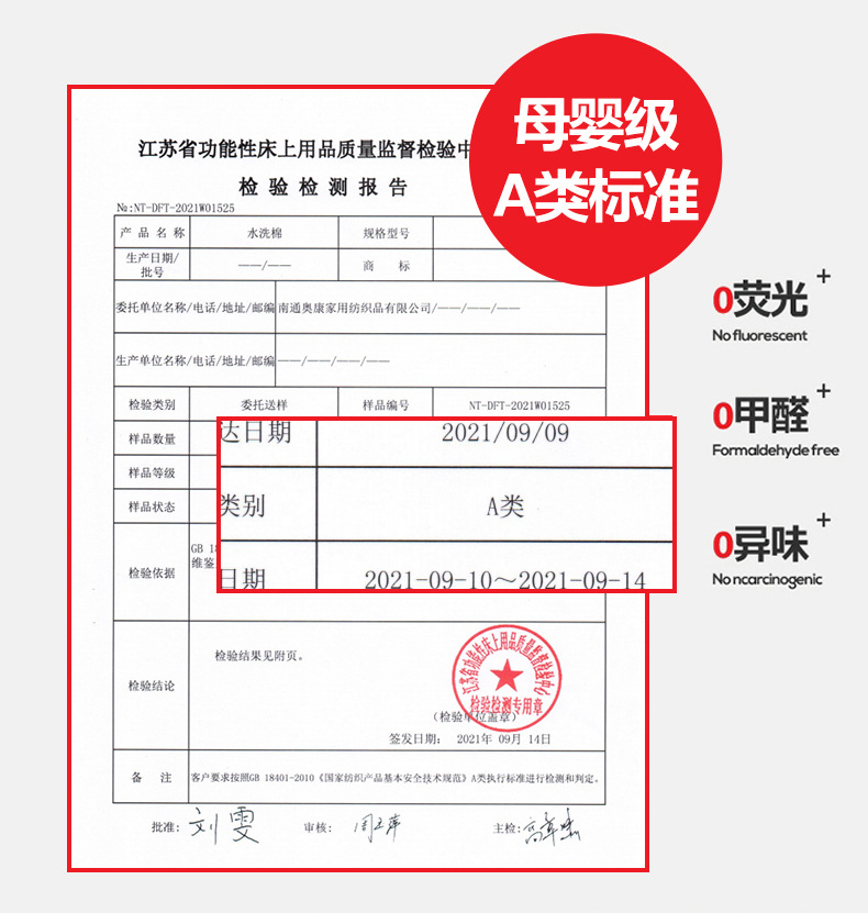 A类母婴大豆纤维被原棉加厚冬被宿舍酒店春秋夏被芯高端礼品被子详情6