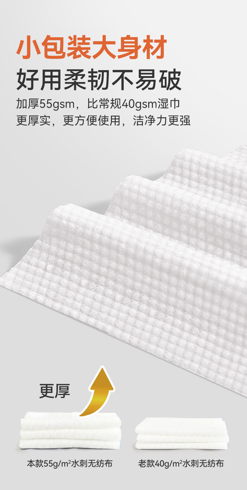 婴儿手口定制10抽湿纸巾批发工厂家用母婴儿童手口专用清洁湿纸巾详情8