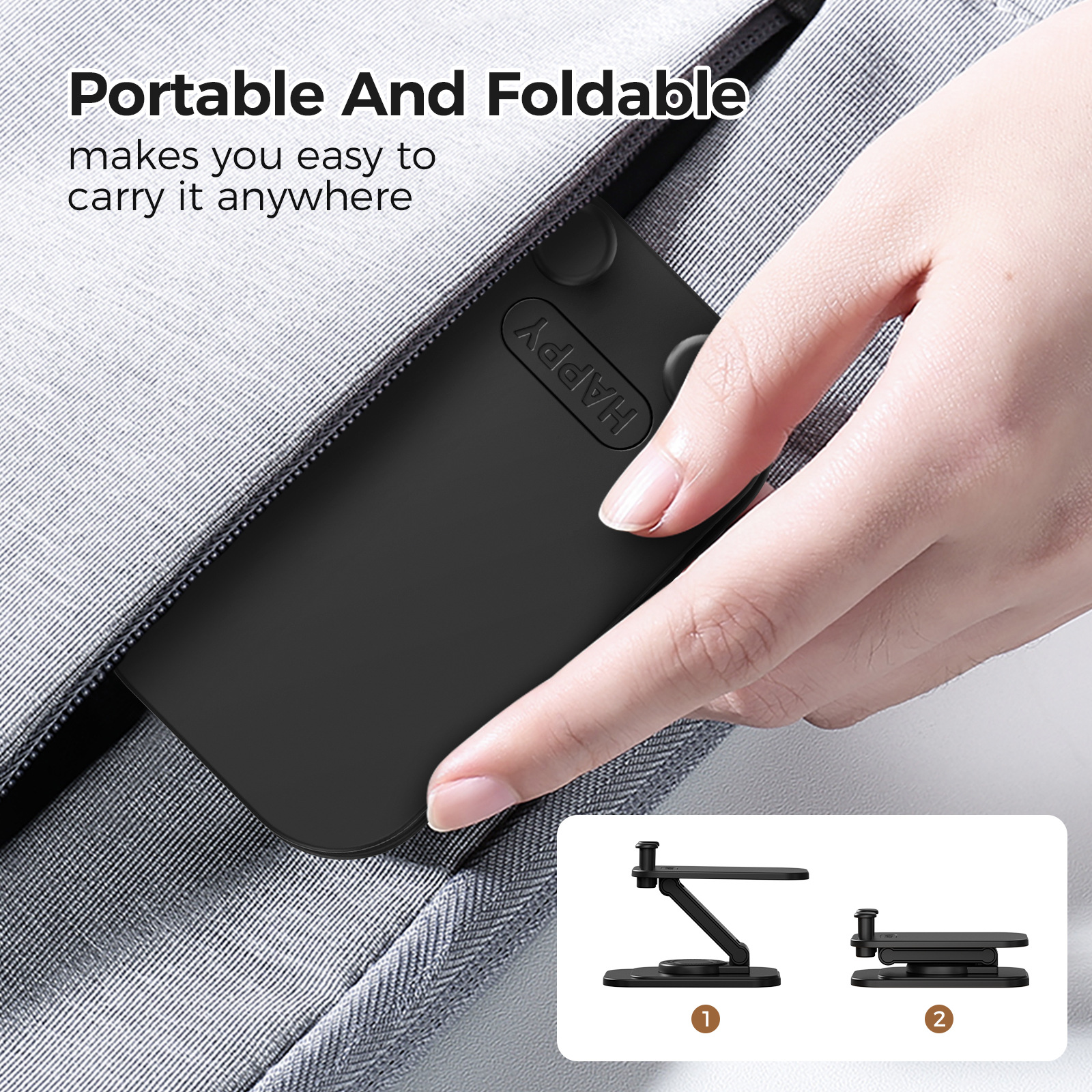 稳固塑料360度旋转折叠手机支架桌面手机座手机架促销礼品专用详情21