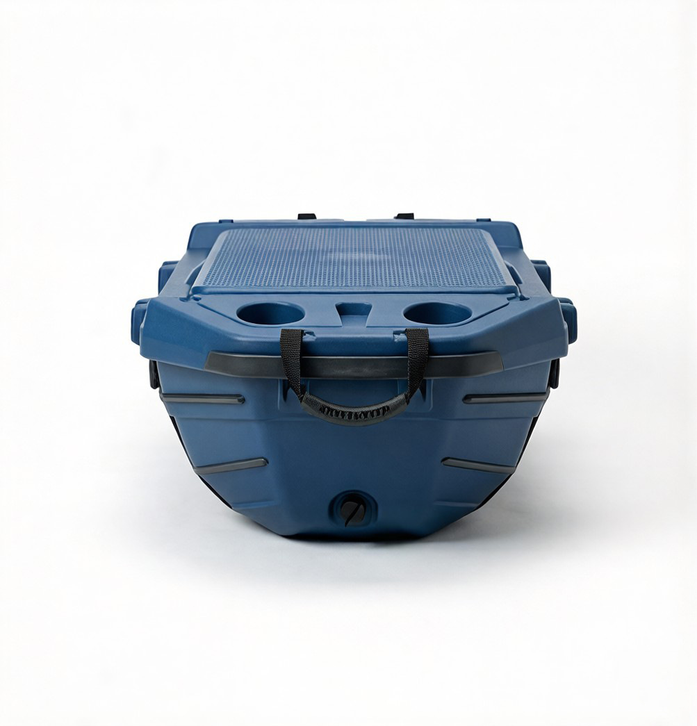Customized 48QT boat-shaped insulated box, cross-border outdoor equipment, land water-floating food refrigeration storage container, ice box pic 7