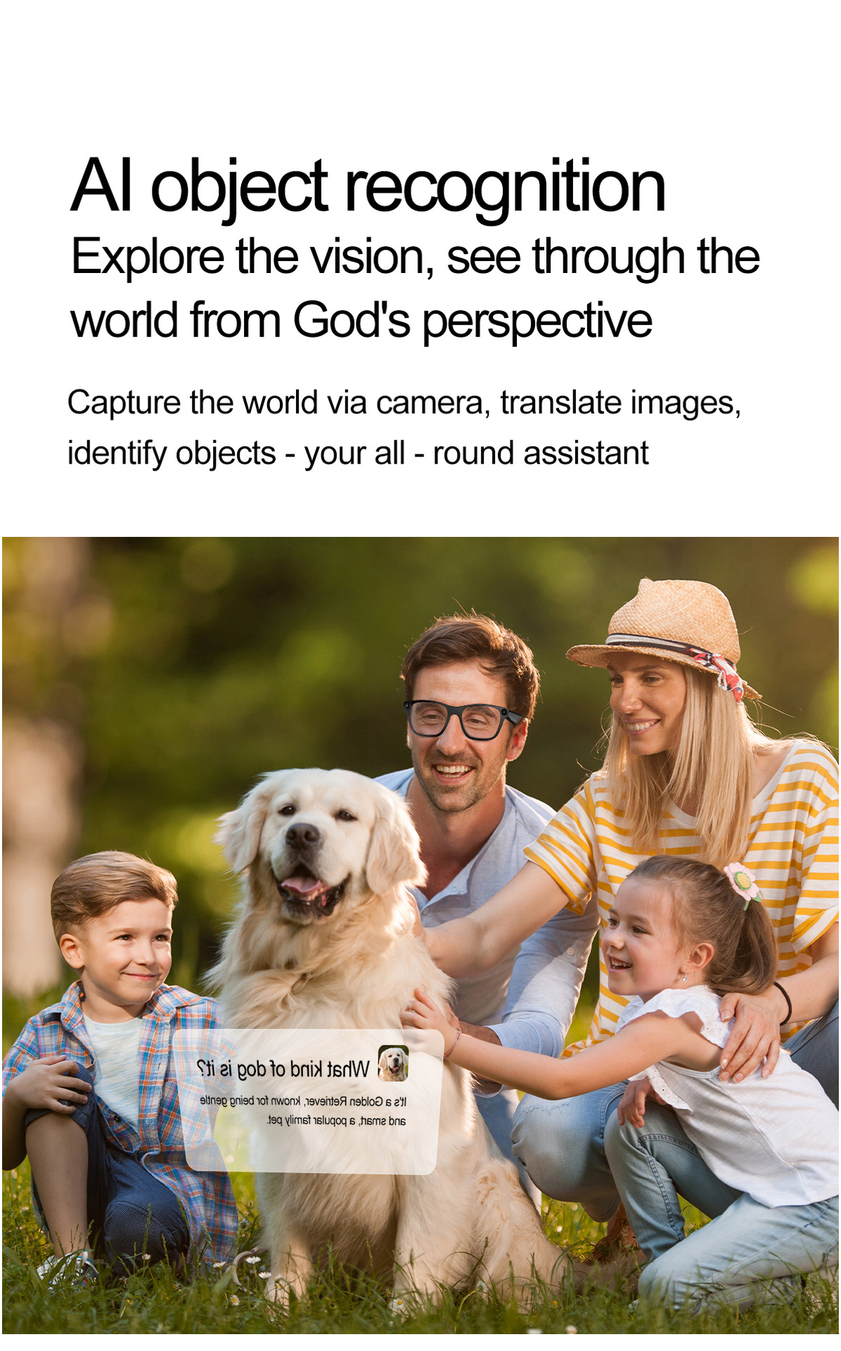 AI智能眼镜拍照无线蓝牙语音通话听歌跑步骑行爬山拍照翻译墨镜详情7