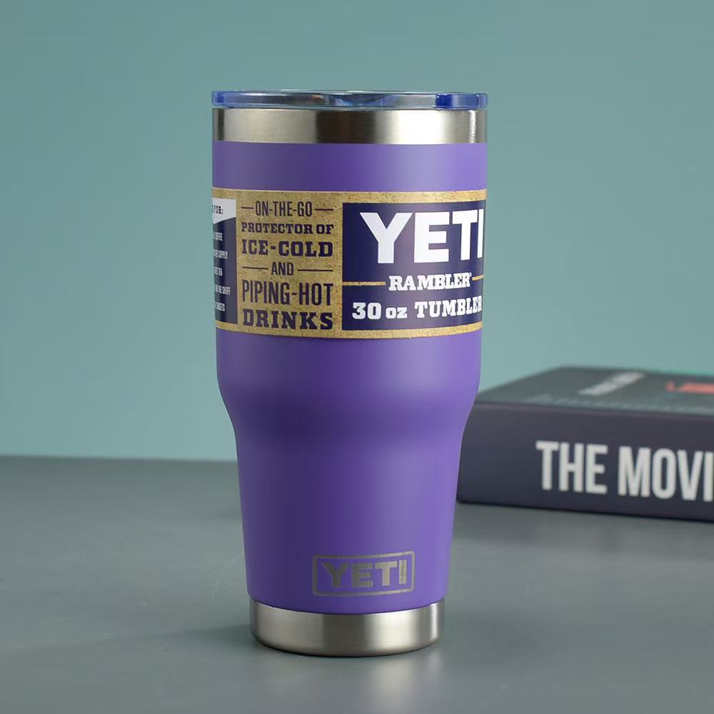 304 stainless steel insulated ice cup, 30oz large-capacity double-layer insulated cup, 20ozYETI car cup strap pic 7