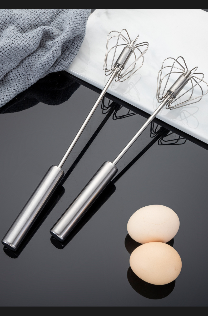 家用不锈钢半自动旋转打蛋器 厨房烘焙工具不锈钢手动按压式打蛋详情8