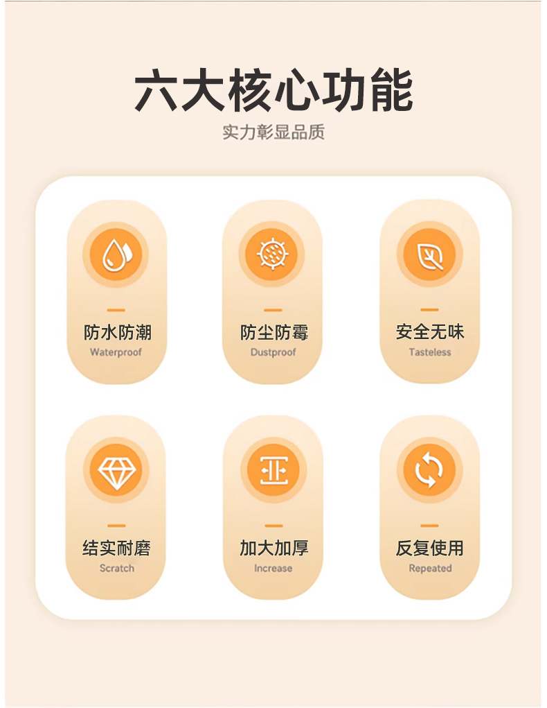 床垫打包袋牛皮纸搬家塑料防尘罩加厚收纳专用编织袋席梦思保护套详情2