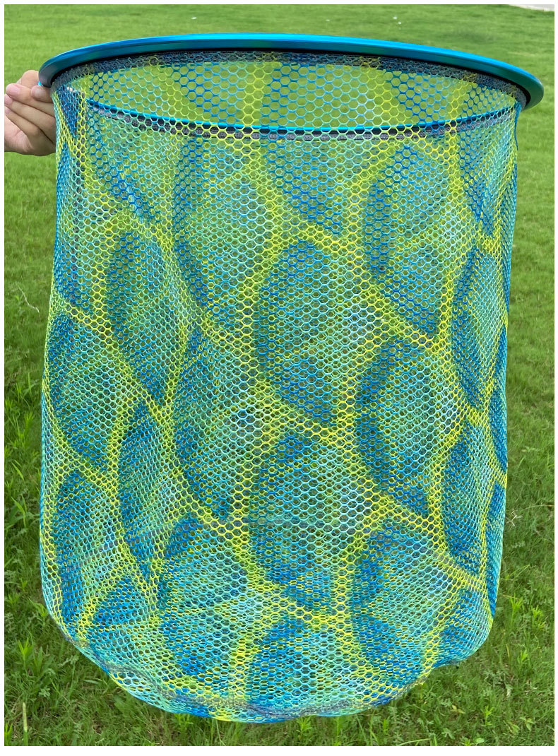 铝合金抄网头大物加深加厚涂胶防挂钩渔网兜垂钓用品运动户外渔线详情11