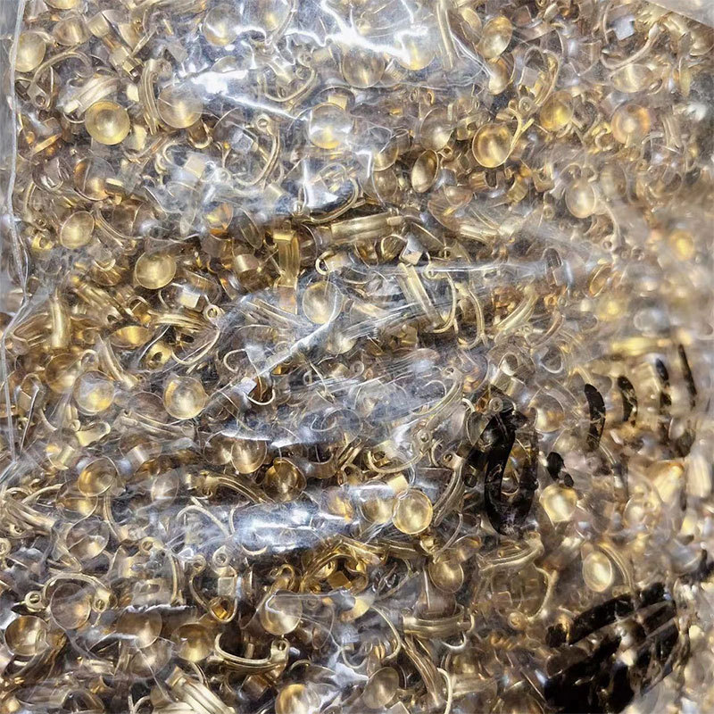Non-fading DIY handcrafted jewelry accessories: necklace buckles, pendant buckles, ear clips, bead holders, bag buckles pic 5