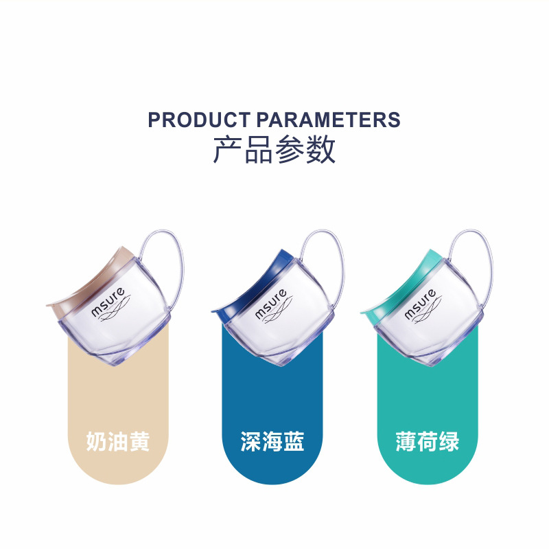 批发带盖密封水杯燕麦杯家用咖啡带把手沙拉杯高颜值早餐杯礼品详情11