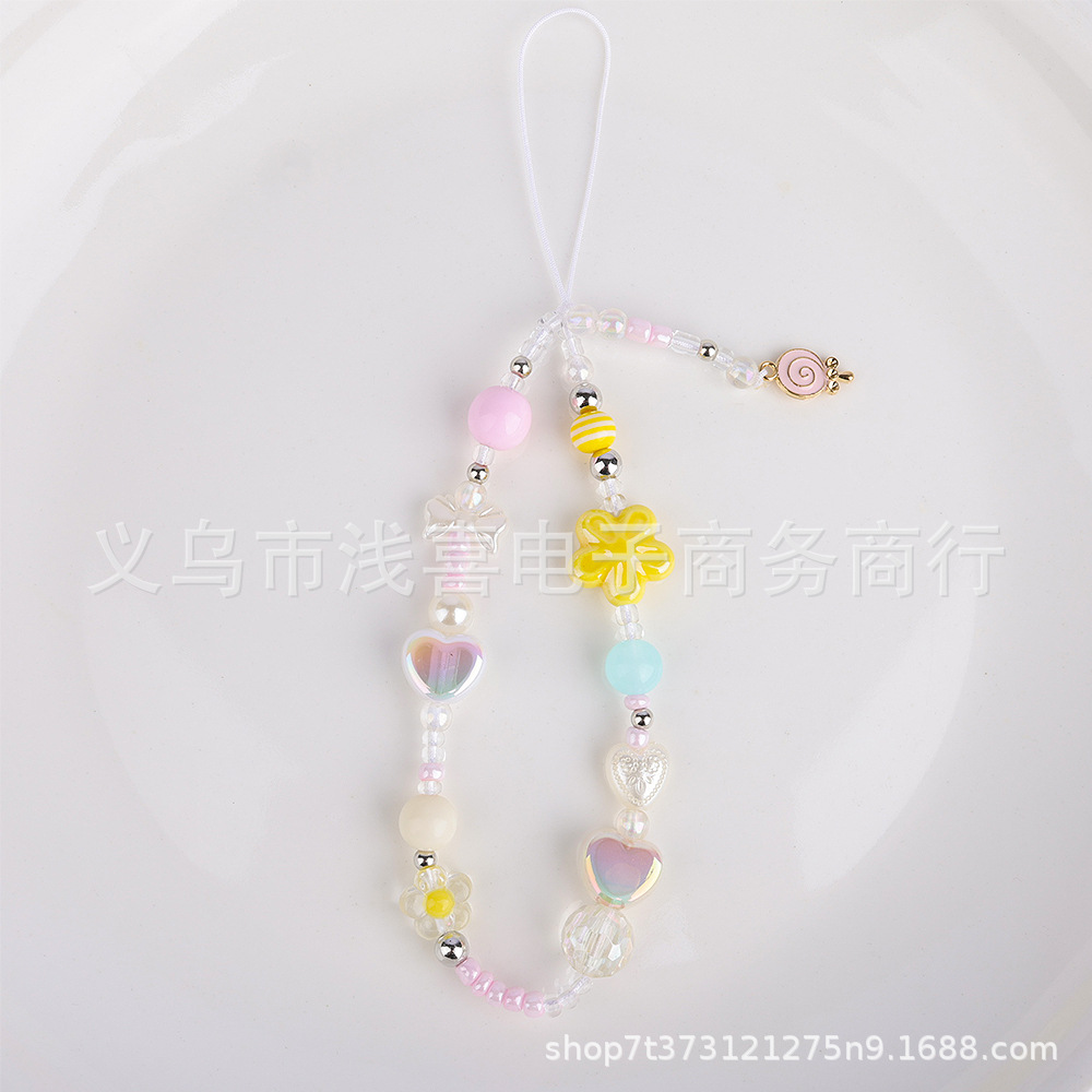 原创可爱y2k星空棒棒糖花朵手机链ccd挂绳杯挂链耳机钥匙扣挂饰女详情2