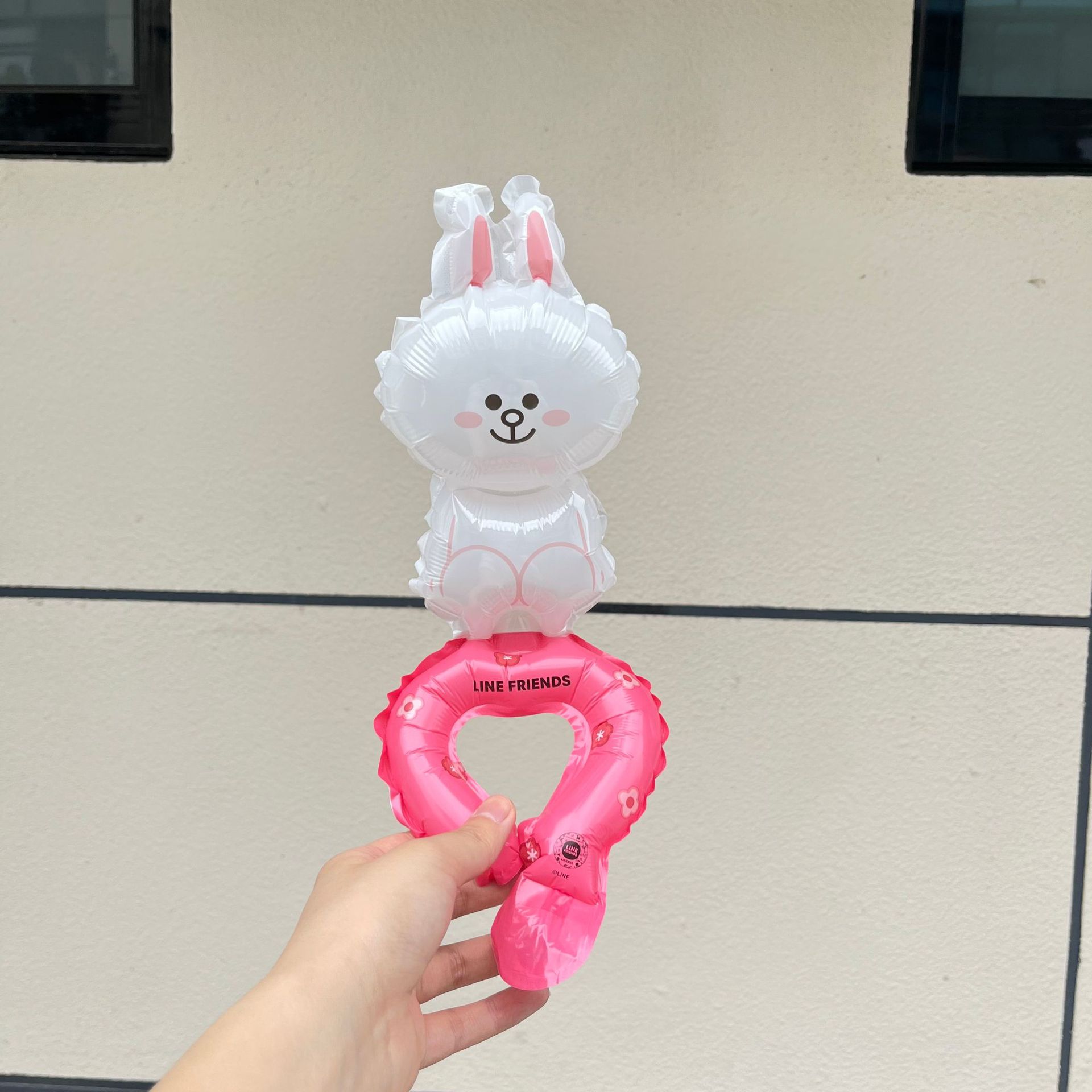 Dibujos animados animales muñeca globo niños pulsera llevar en la mano globo de tierra empuje micro comerciante barre el código pequeño regalo drenaje pic 16