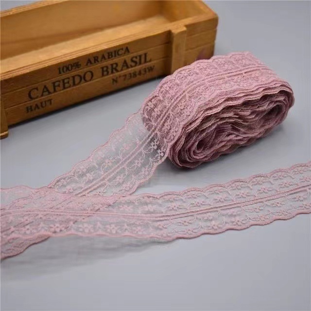 【40 Colors 】 Double-sided non-elastic lace trim, DIY clothing, curtains, sofa sewing, lace trim accessories, 4.5CM pic 10