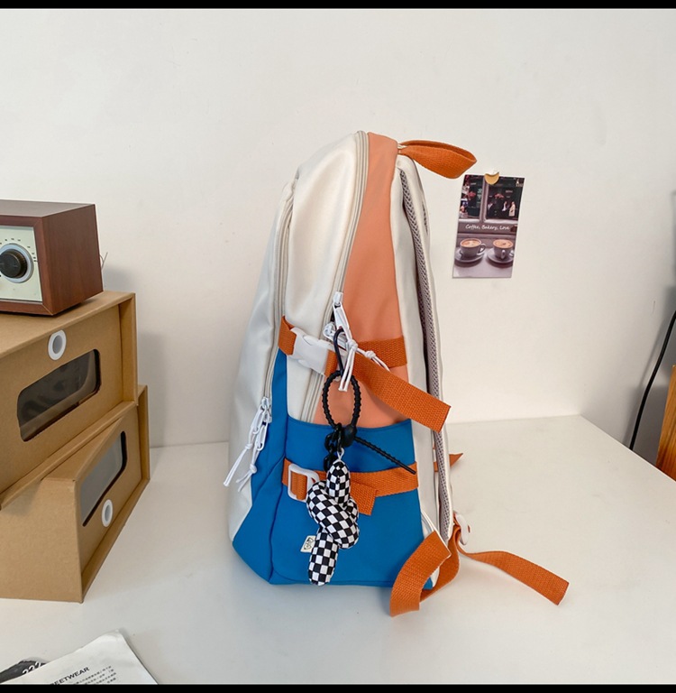 日系ins学院风中学生书包女生时尚耐磨电脑背包韩版大容量双肩包详情45