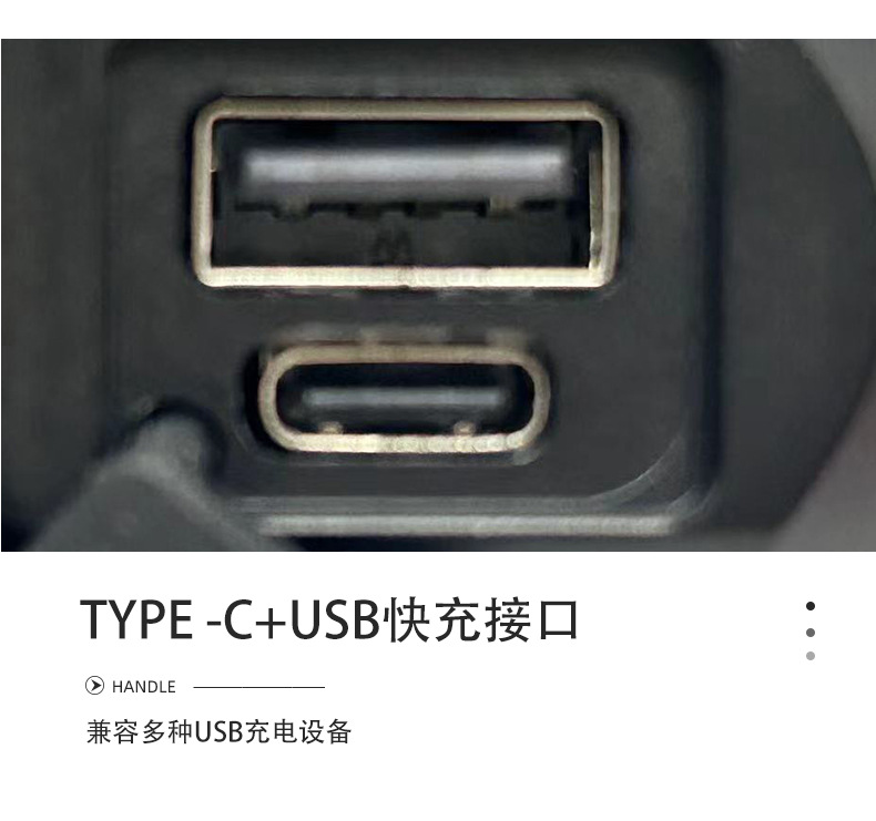 Мощный телескопический зум-фонарик USB заряжает внешнее освещение светодиодным светофором, оптом для переносных домашних фонариков pic 7