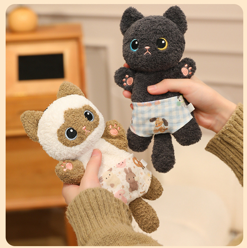 Stress-relieving underpants, cat bean bag doll pendant, soothing doll, stress-relieving pinching plush toy birthday present pic 10