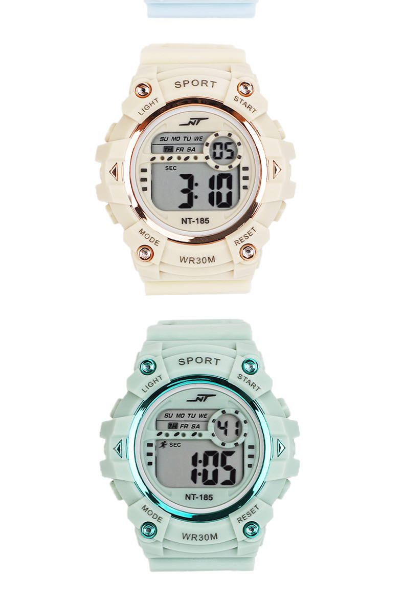 新款电子手表 多功能可夜光学生运动休闲手表电子表工厂批发详情7