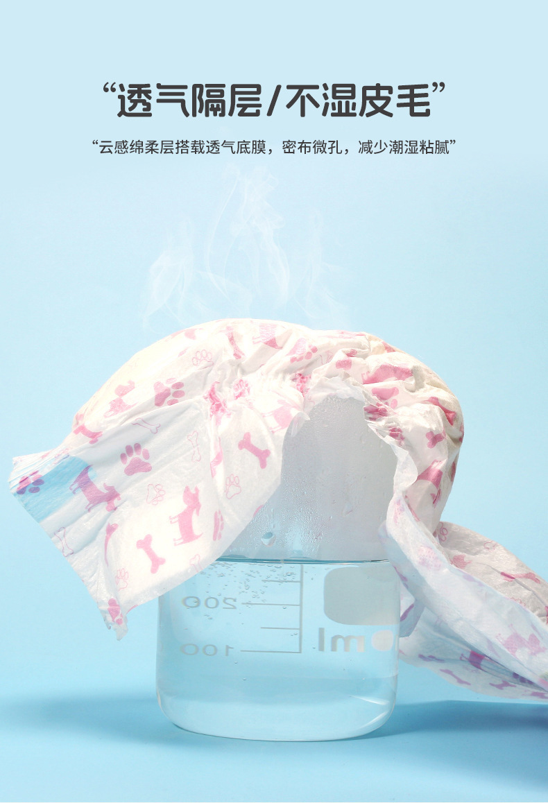 宠乐见狗狗尿不湿生理裤一次性母狗变色姨妈巾宠物公狗纸尿裤批发详情11