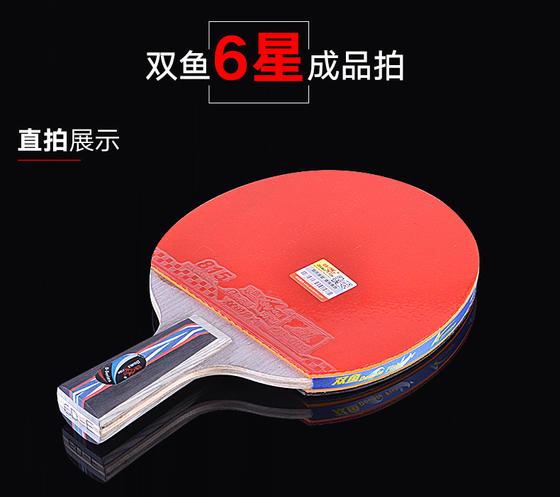 Double Fish Professional Grade 5-6-star 2 sets of horizontal and vertical double rackets for children, primary school students and beginners pic 18