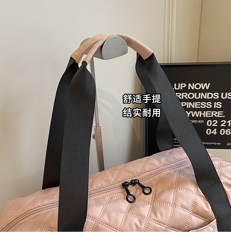 大容量休闲旅行包时尚便携孕妇待产包干湿分离简约轻便健身运动包详情5