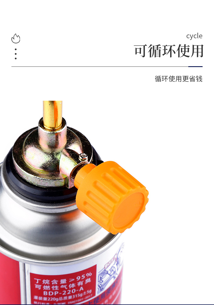 跨境喷头枪手动点火喷枪蓝焰喷头直冲倒火野餐烧烤户外点火器焊枪详情6