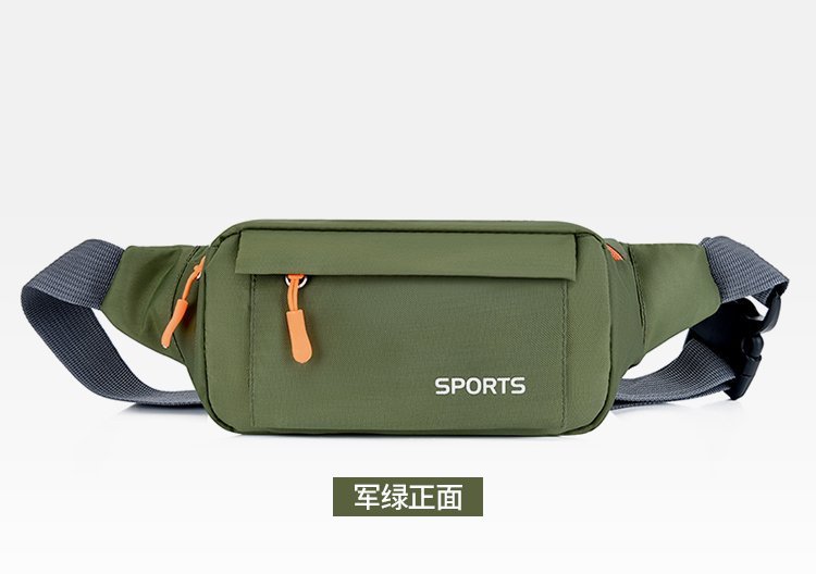 印字定LOGO腰包 休闲胸包运动手机零钱旅行骑行跑步健身收纳小包详情25