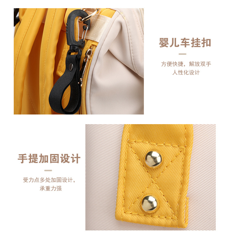 妈咪包工厂直销新款母婴包多功能尿布包妈妈包跨境尿垫保温包双肩详情27