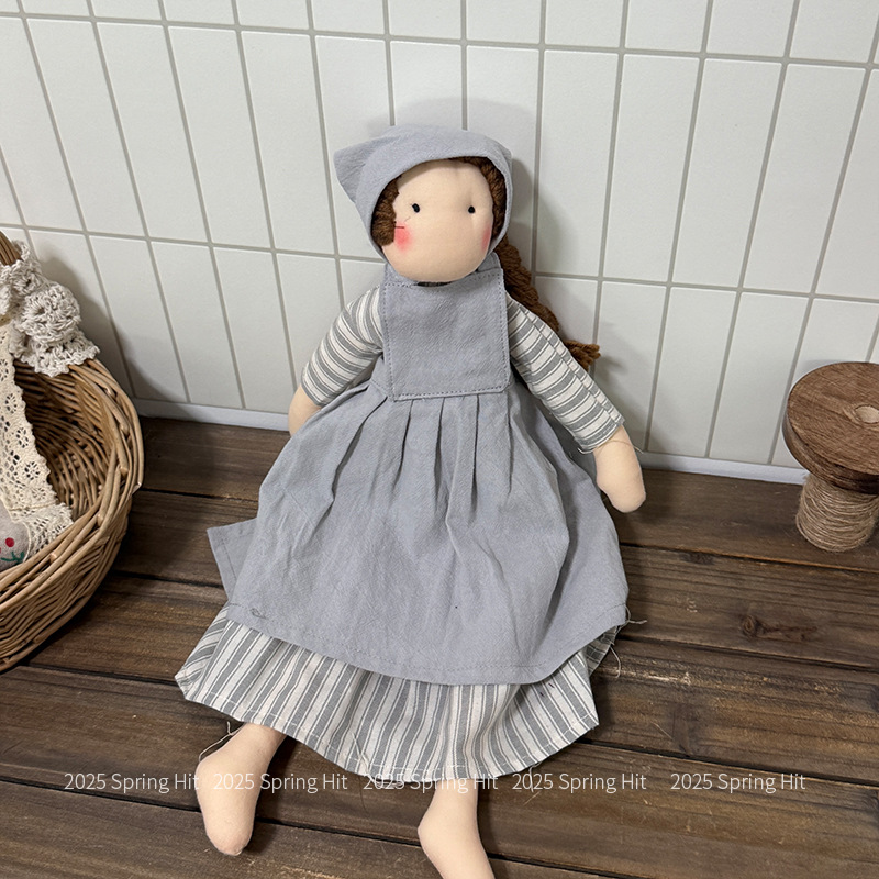韩系布艺手工可爱甜美布娃娃连衣裙儿童安抚玩具童品玩偶闺蜜礼物详情14
