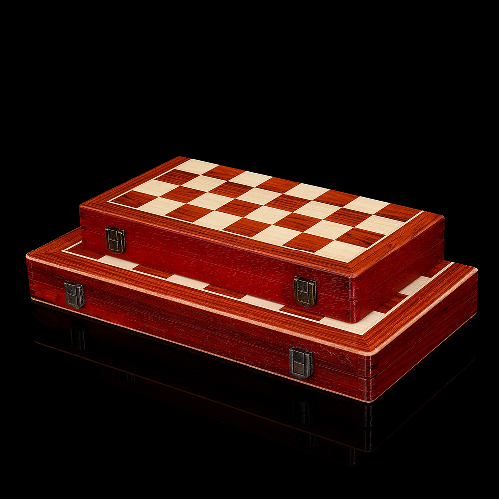 无磁性红木二合一国际象棋跳棋木质含双后专业级棋牌桌游玩具厂家外贸详情6