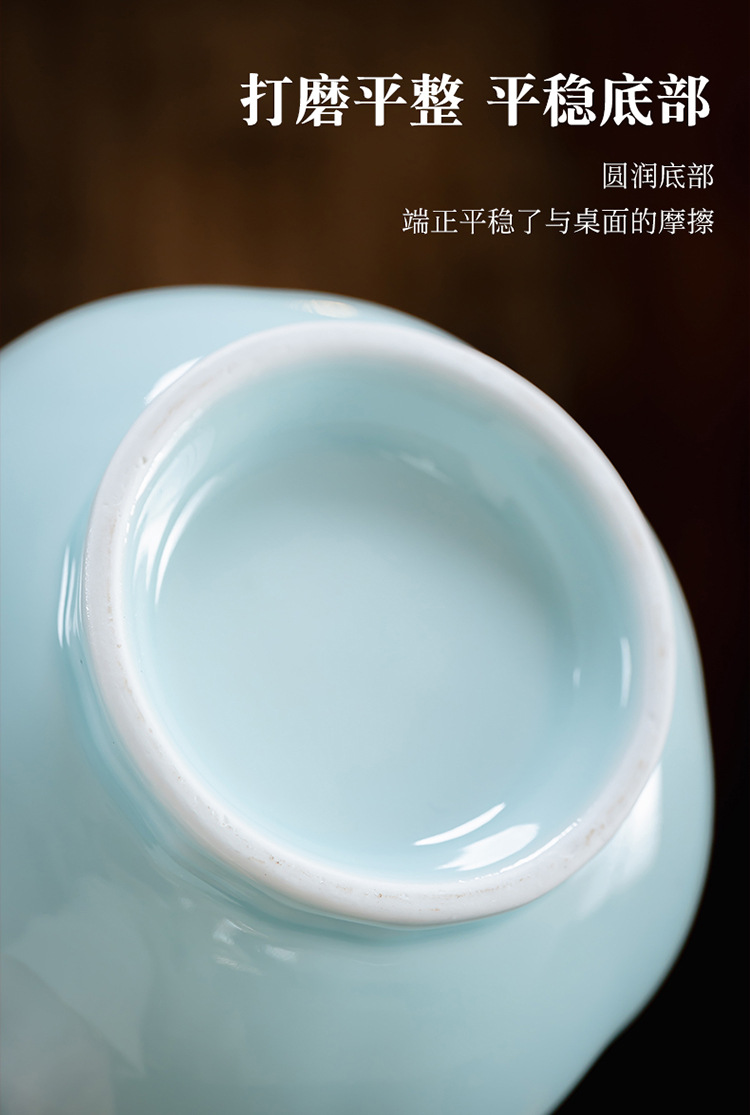 中式复古陶瓷建水功夫茶具零配干泡台茶渣桶禅意茶洗杯洗茶道配件详情12