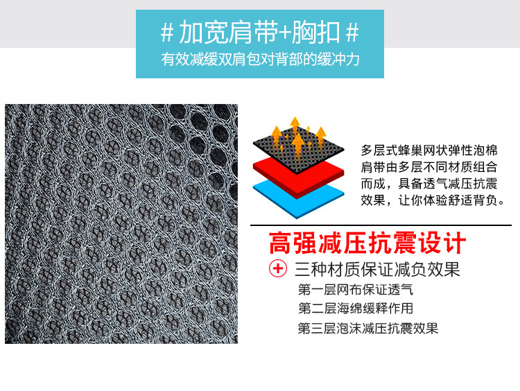跨境外贸新款户外背包双肩包男女徒步运动旅行休闲露营登山包批发详情5