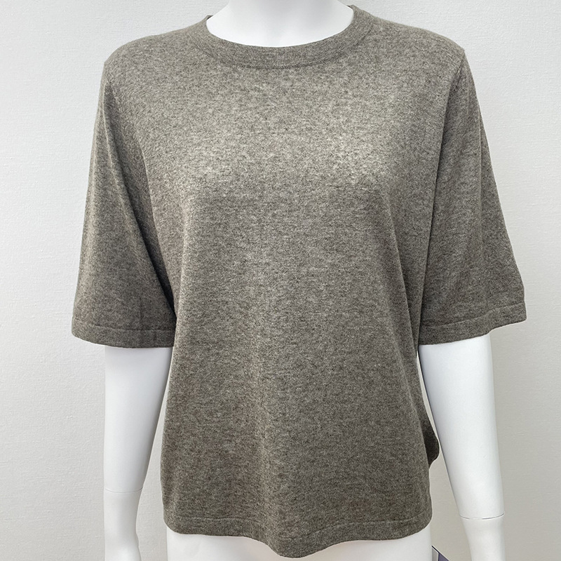 New ROW style ~UPW linen + cotton round-neck short-sleeved T-shirt, refreshing and versatile, casual and commuting, elegant and intellectual woman pic 17