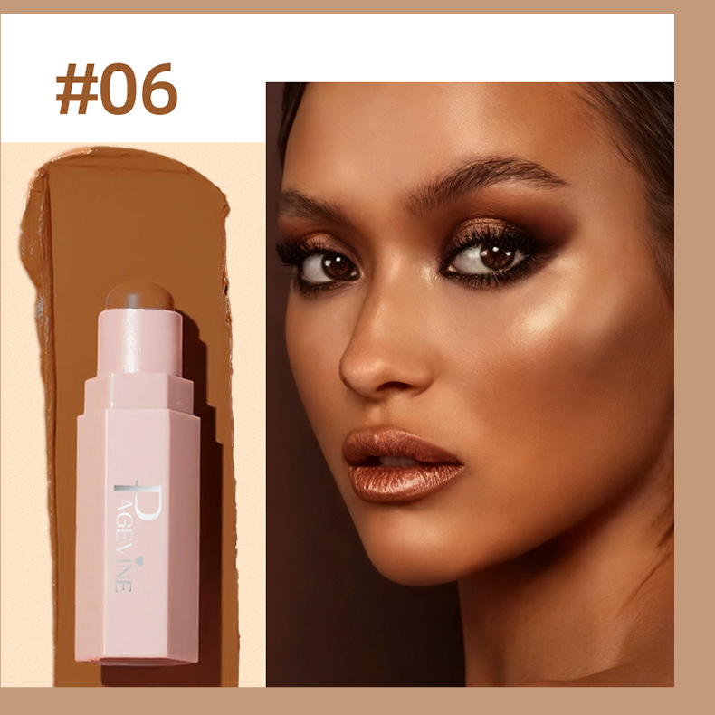 跨境爆款PAGE VINE 百变柔雾塑颜棒修容棒哑光自然修容棒7.1g外贸详情12