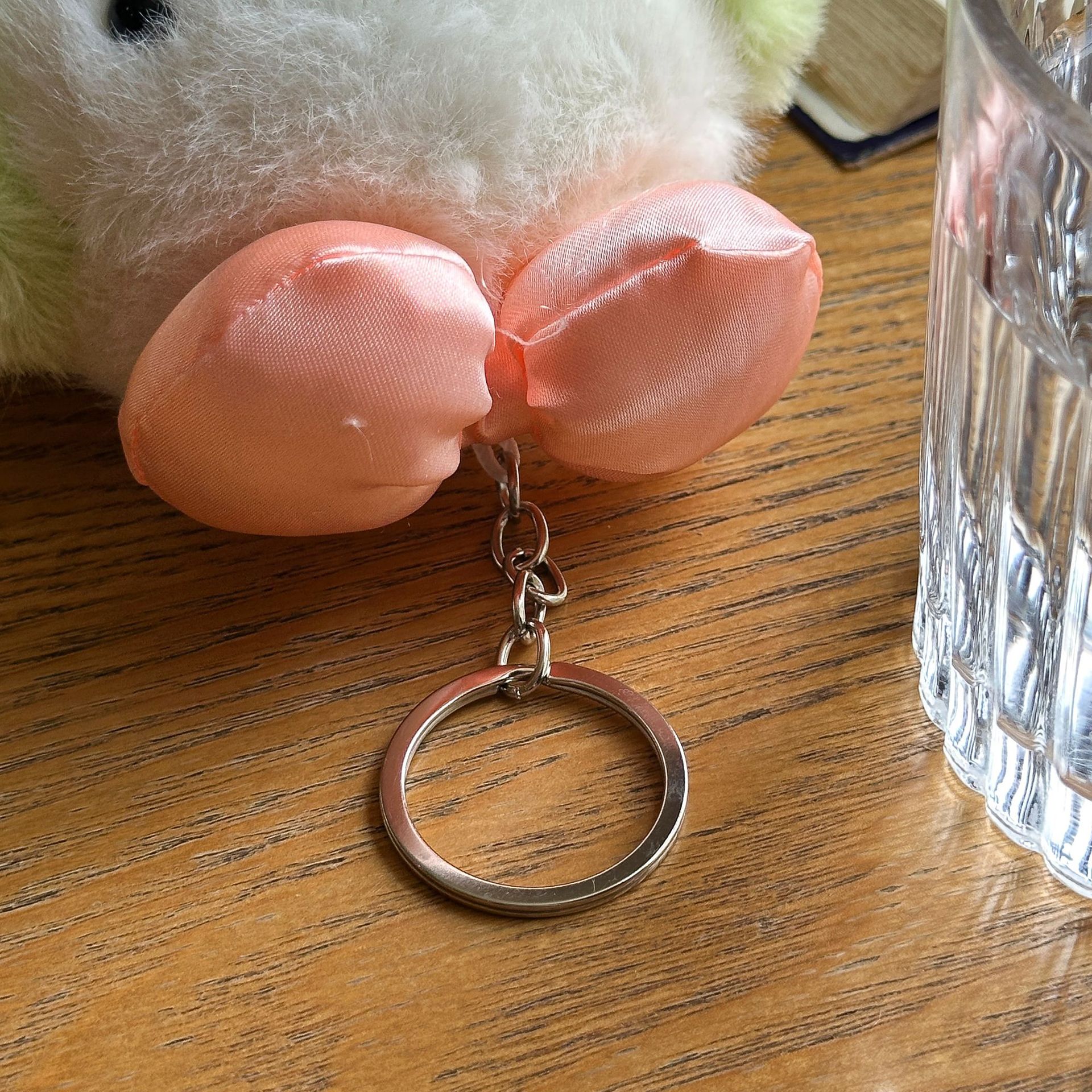 Cute and adorable bow, little dog pendant, plush toy, doll, bag, hanging decoration, keychain, doll pic 12