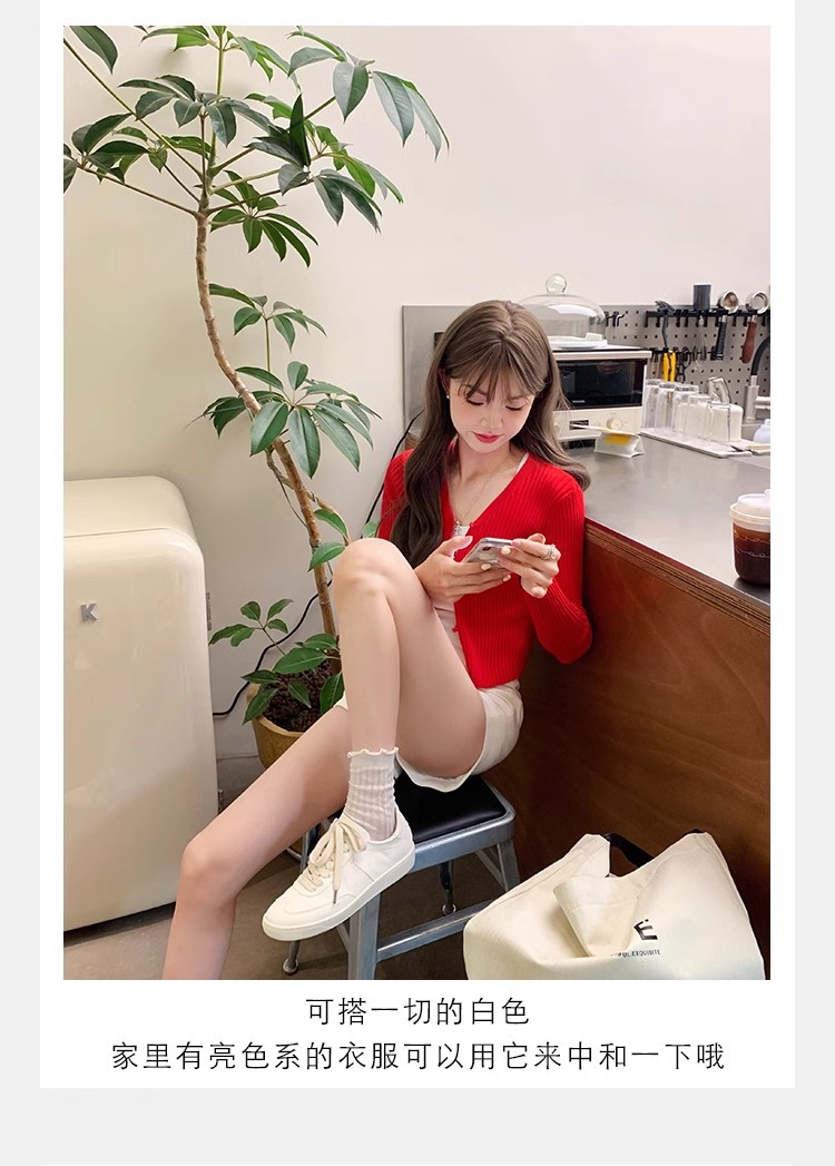 葡萄妈studiolee同款牛皮系带休闲百搭运动板鞋圆头小白鞋女新款详情20